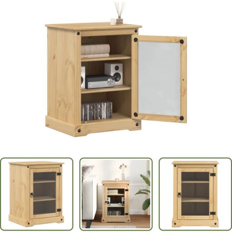 vidaXL Armadio in legno -  Mobile HiFi Corona 60x50x82 cm in Legno Massello di Pino