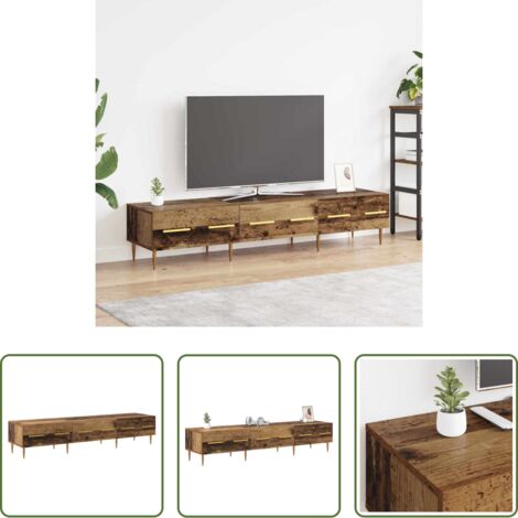 vidaXL Armadio in legno -  Mobile TV Legno vecchio 150 x 36 x 30 cm Legno multistrato