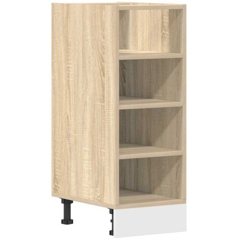 vidaXL Armadio Inferiore Rovere Sonoma 30x44,5x81,5 cm in Truciolato