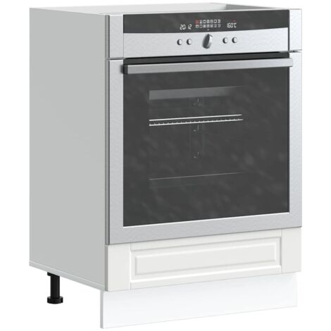 vidaXL Armadio per Forno Porto Bianco in Legno Multistrato