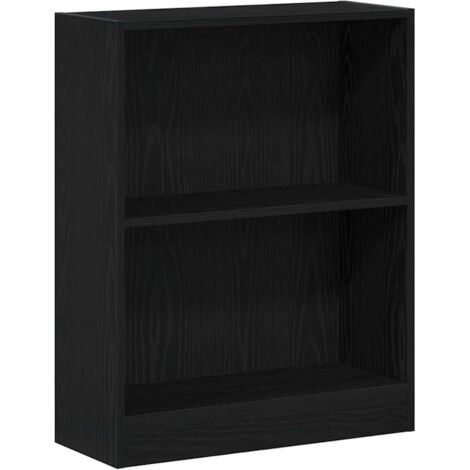 vidaXL Armadio per Libri Nero 60 x 24 x 76 cm Legno multistrato