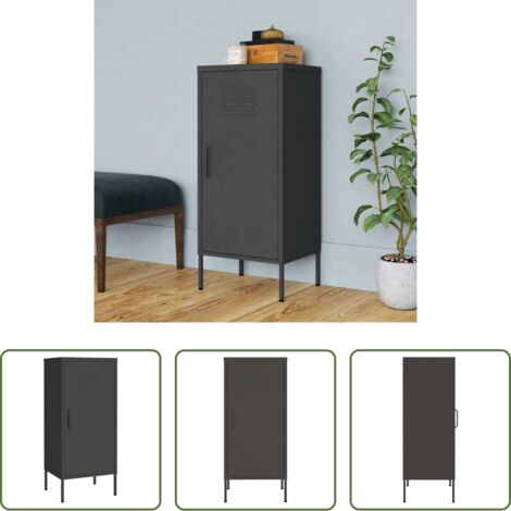 vidaXL Armadio per organizzare -  Armadietto Antracite 42,5x35x101,5 cm in Acciaio