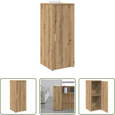 vidaXL Armadio per reception -  Mobile Portaoggetti Rovere Artigianale 40x45x103,5cm Truciolato