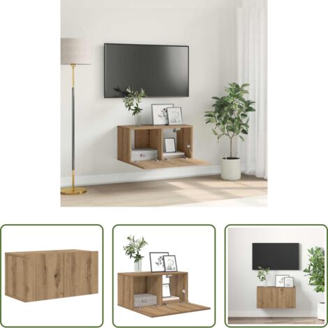 vidaXL Armadio tv marrone -  Set mobile TV Marrone 60 x 30 x 30 cm Legno multistrato