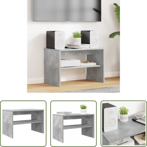 vidaXL Armadio TV -  Mobile TV Grigio cemento 60 x 35 x 40 cm Legno multistrato