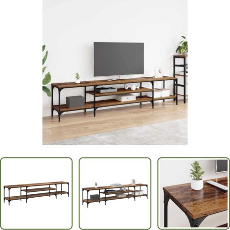 vidaXL Armadio TV -  Mobile TV Legno vecchio 201 x 35 x 45 cm