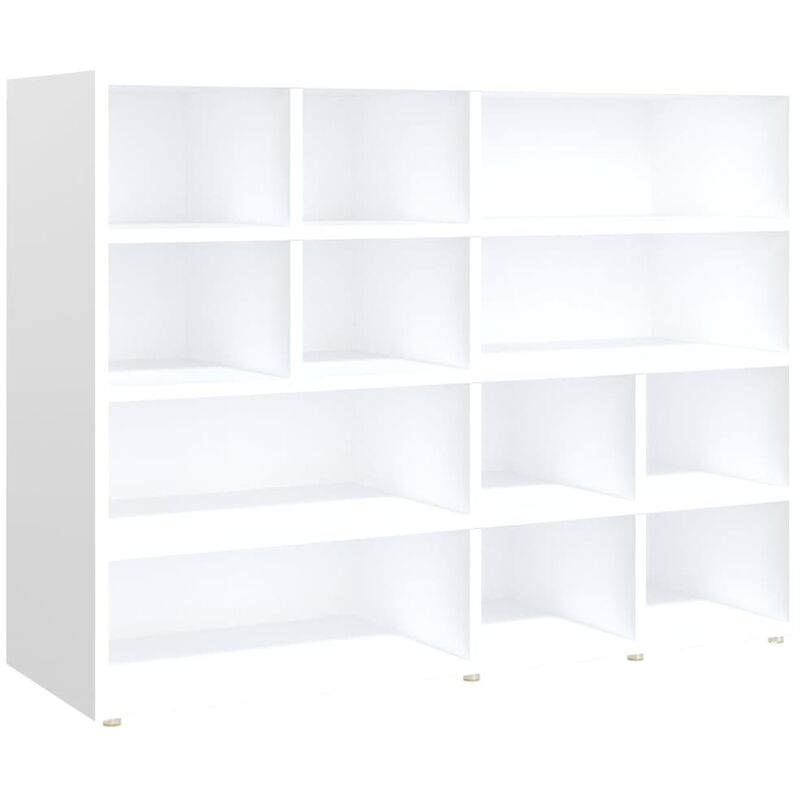 

Vidaxl - Armario auxiliar de aglomerado 97x32x72 cm blanco - Blanco