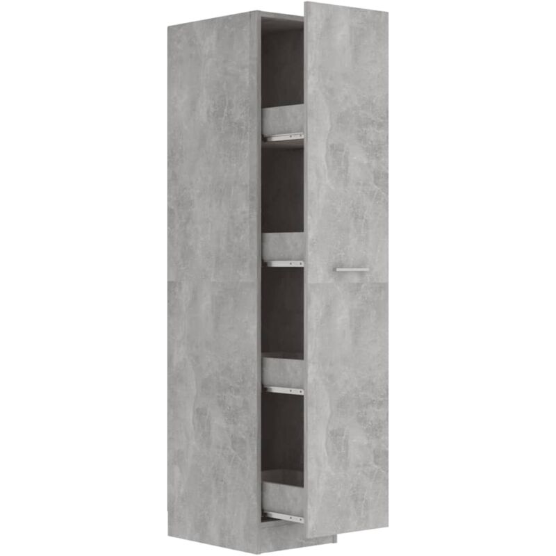 

Armario de boticario aglomerado 30x42,5x150 cm gris hormigón - Gris - Vidaxl