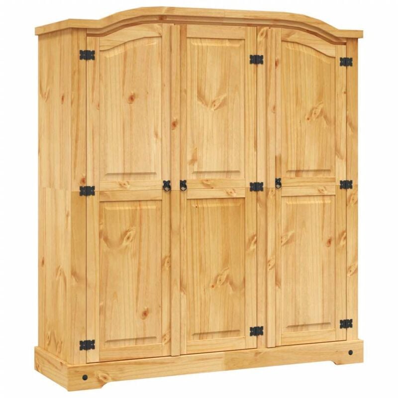 

Armario de 3 Puertas Corona Range Pino Mexicano Marrón - Marrón - Vidaxl