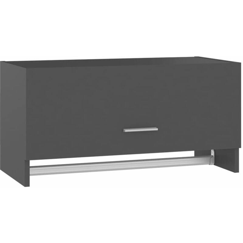 

Armario de aglomerado 70x32,5x35 cm gris - Gris - Vidaxl