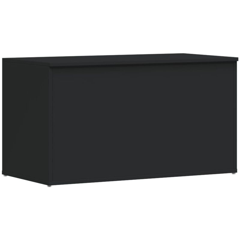 

Armario de almacenamiento aglomerado negro 84x42x46 cm - Negro - Vidaxl