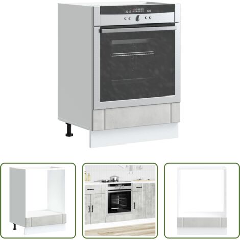 vidaXL Armario de cocina -  Armario de horno Lucca madera reconstituida