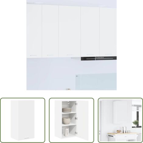 vidaXL Armario de cocina moderno -  Mueble colgante con puerta 40 x 31 x 80 cm Madera de ingeniería