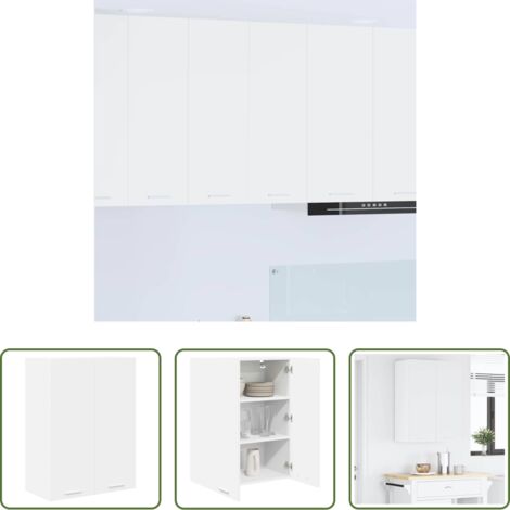 vidaXL Armario de cocina moderno -  Mueble colgante con puerta 60 x 31 x 80 cm Madera de ingeniería