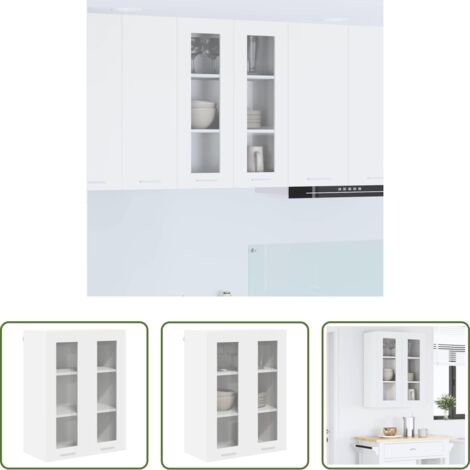 vidaXL Armario de cocina moderno -  Mueble colgante con puerta 60 x 31 x 80 cm Madera de ingeniería