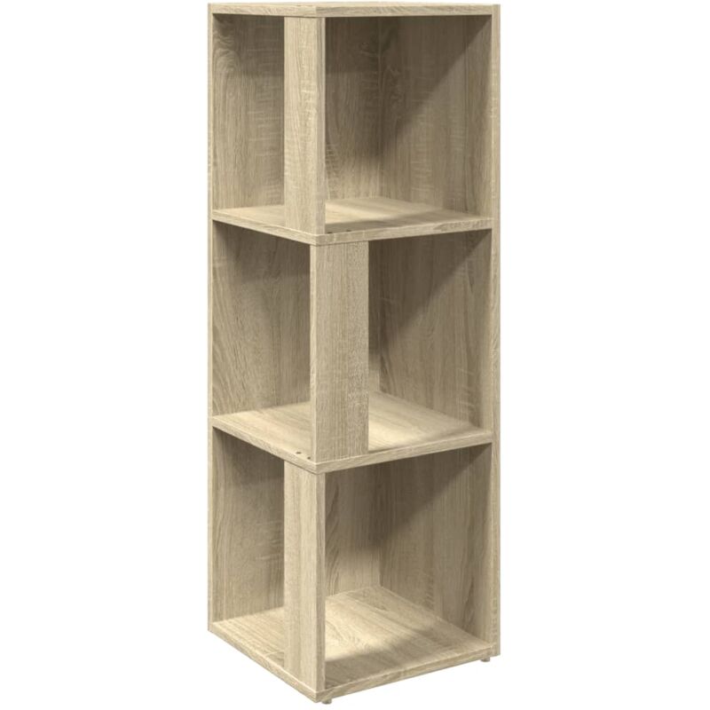 

vidaXL Armario de esquina aglomerado roble Sonoma 33x33x100 cm - Marrón