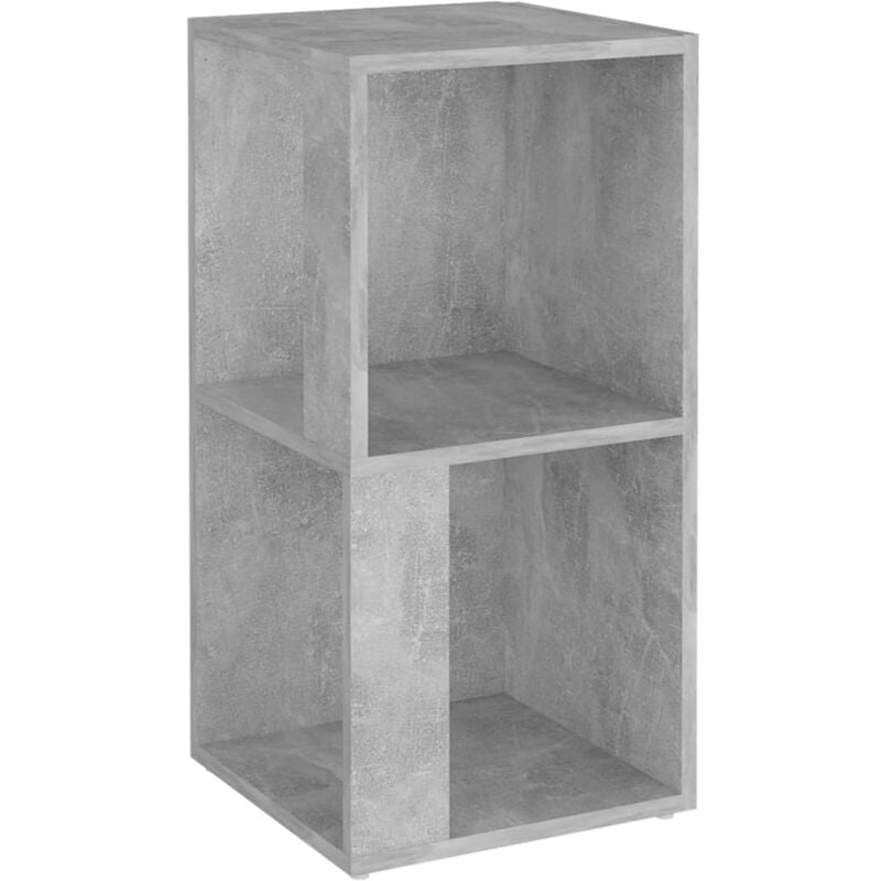 

vidaXL Armario de esquina aglomerado gris hormigón 33x33x67 cm - Gris