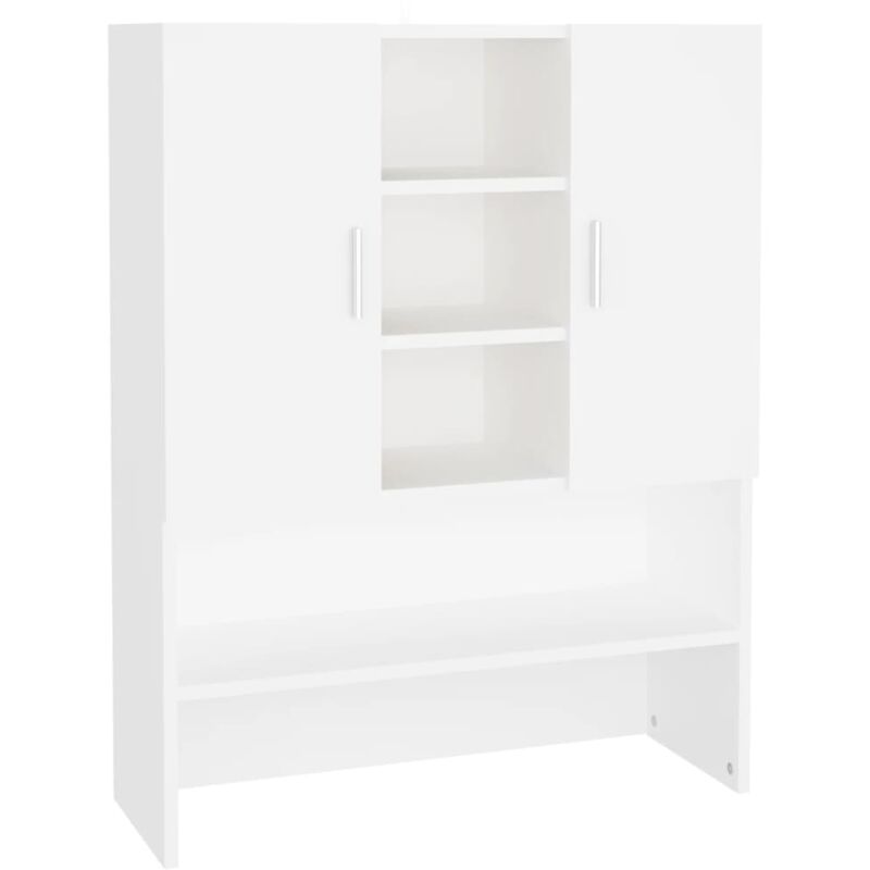 

vidaXL Armario de lavadora blanco 70,5x25,5x90 cm