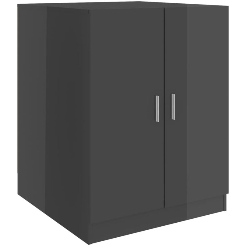 

Armario de lavadora gris brillante 71x71,5x91,5 cm - Vidaxl