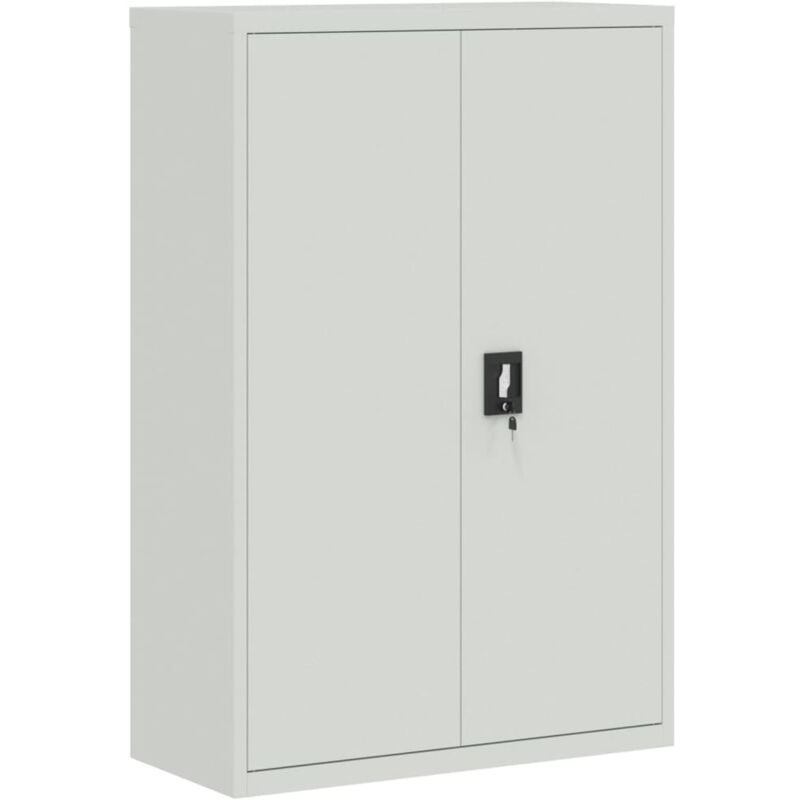 

Armario de oficina de acero gris 90x40x140 cm - Gris - Vidaxl
