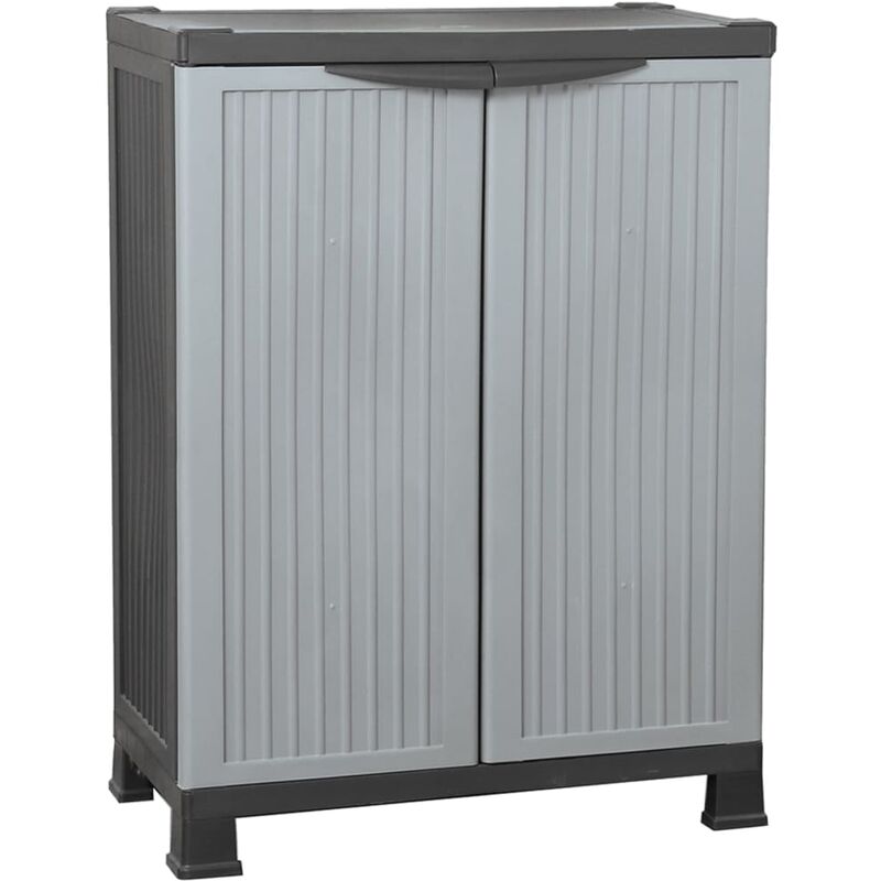 

Armario de plástico 68x39x92 cm - Gris - Vidaxl