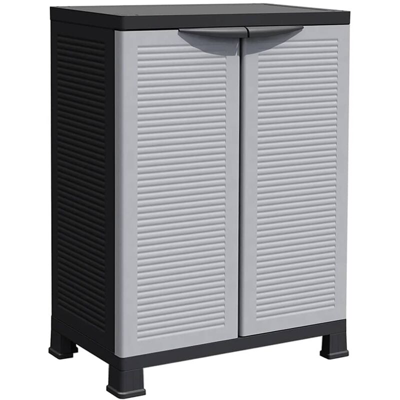 

Armario de plástico 68x39x92 cm - Gris - Vidaxl