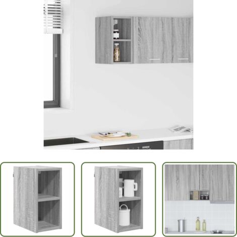 vidaXL Armario moderno -  Mueble colgante Gris Sonoma 20 x 29,5 x 40 cm