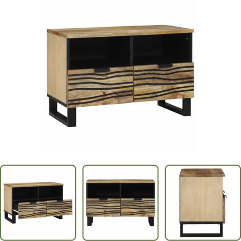 vidaXL Armario para TV -  Unidades de TV Marrón 70 x 33 x 46 cm Madera contrachapada