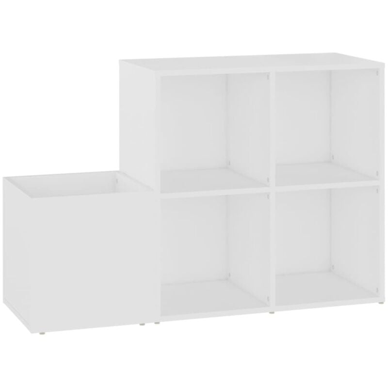 

Zapatero de recibidor aglomerado blanco 105x35,5x70 cm - Blanco - Vidaxl