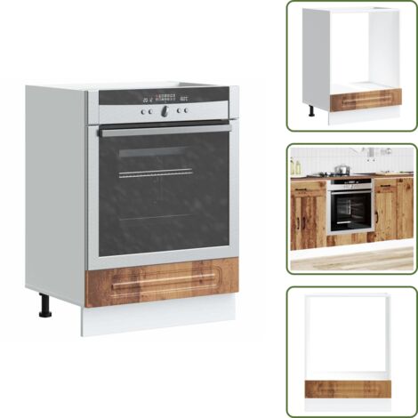 vidaXL Armoire à four Kalmar vieux bois bois d'ingénierie