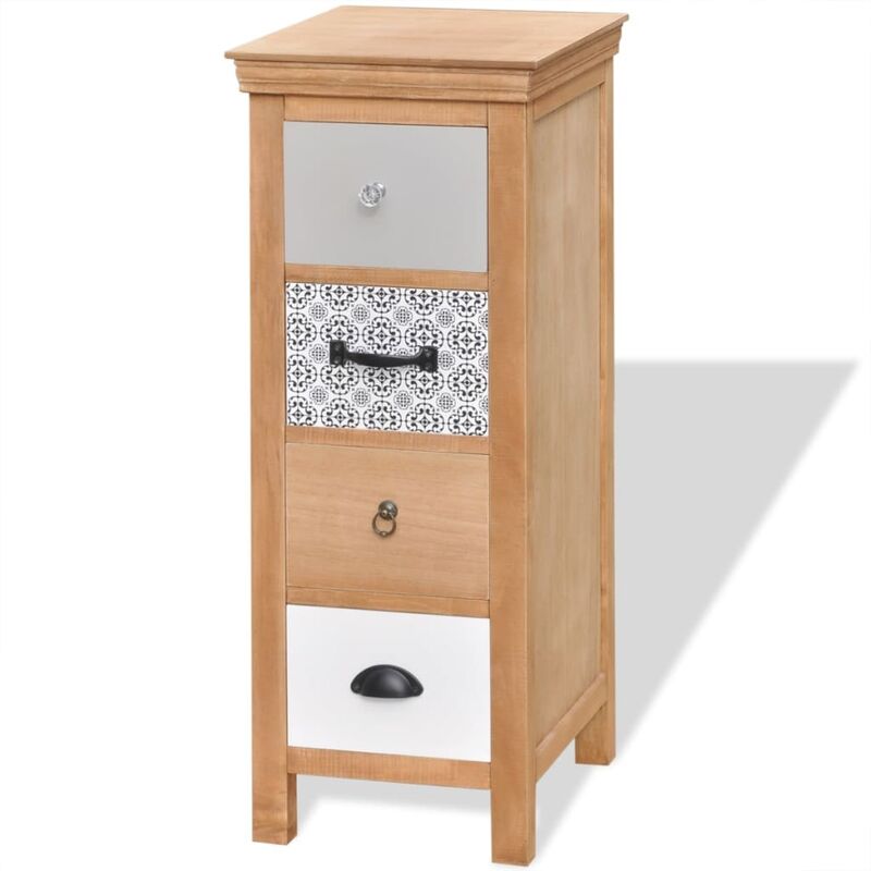 Vidaxl - Armoire à tiroir 35 x 35 x 90 cm Bois massif