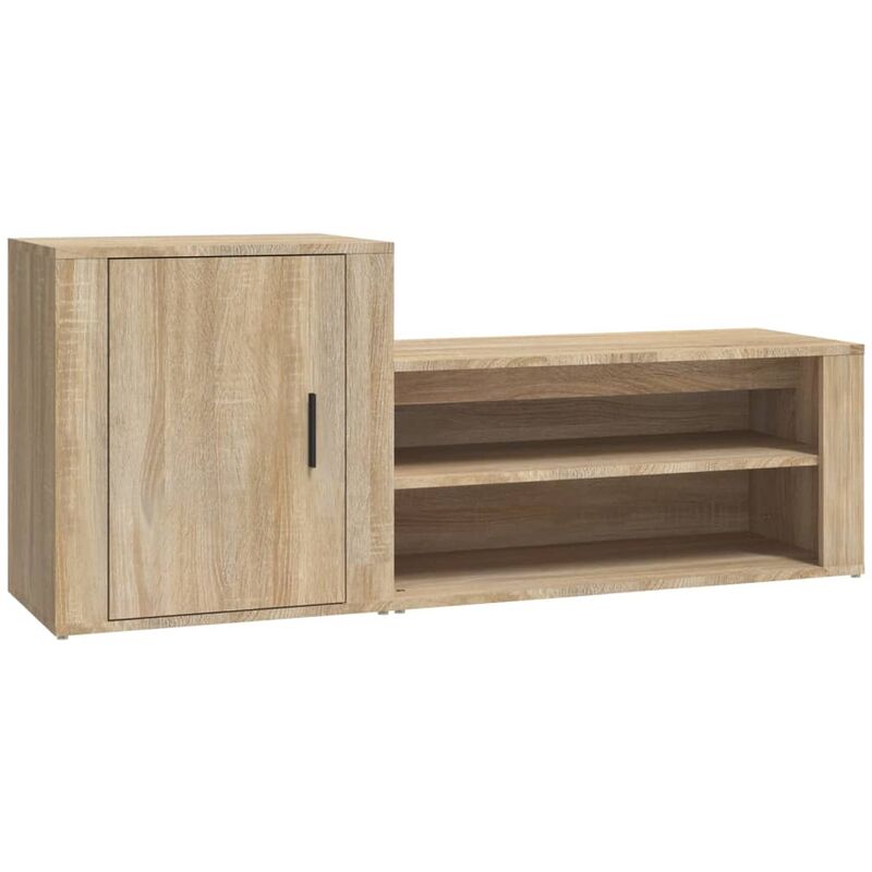 Vidaxl - Armoire à chaussures Chêne sonoma 130x35x54cm Bois d'ingénierie