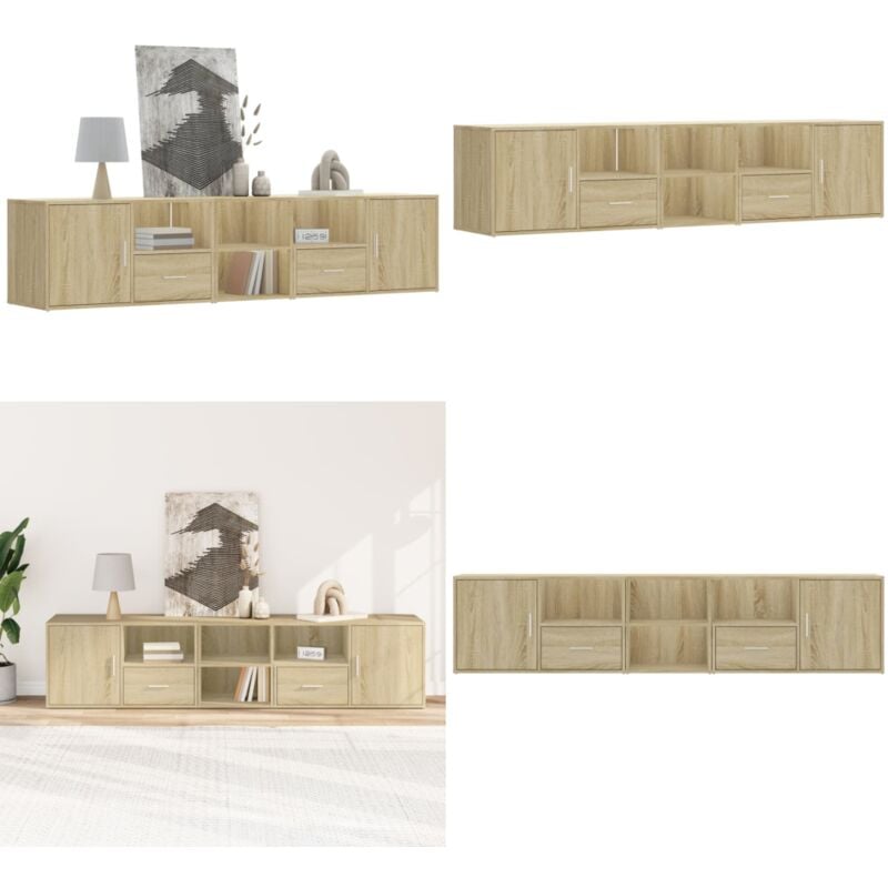 Vidaxl - Armoire d'angle chêne sonoma 200x40x45 cm bois d'ingénierie