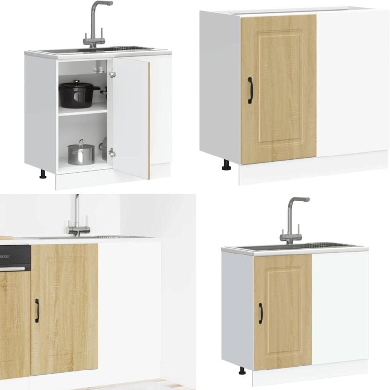 Vidaxl - Armoire de cuisine Kalmar chêne sonoma bois d'ingénierie