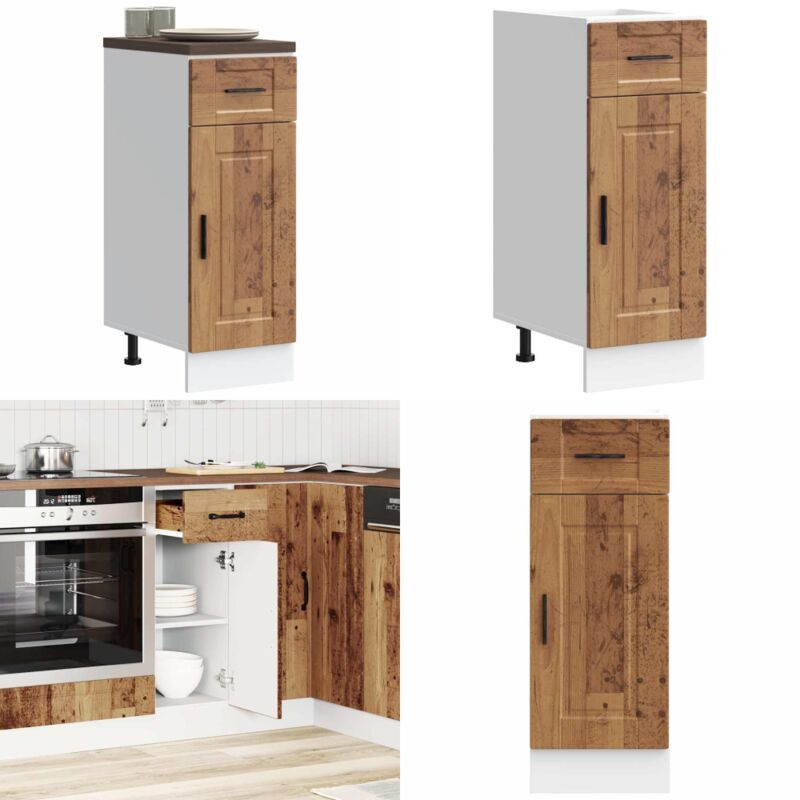 vidaXL Armoire de cuisine Porto vieux bois bois d'ingénierie
