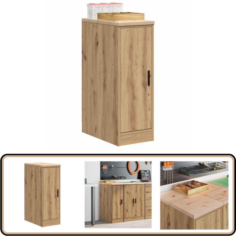 Vidaxl - Armoire de rangement de garage chêne artisanal bois de pin