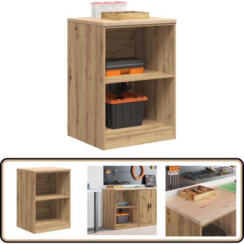 Vidaxl - Armoire de rangement de garage chêne artisanal bois de pin