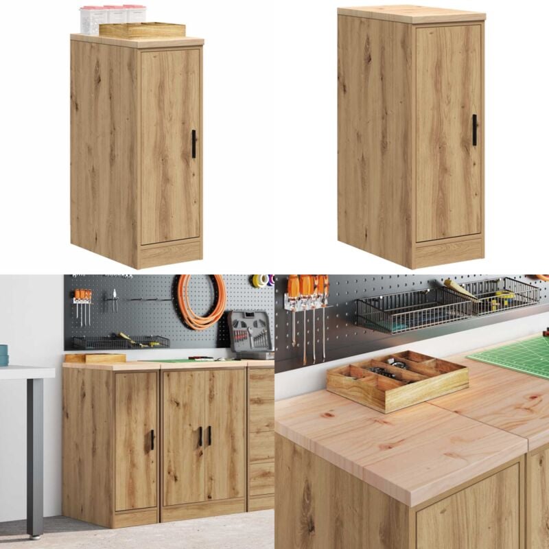 Vidaxl - Armoire de rangement de garage chêne artisanal bois de pin