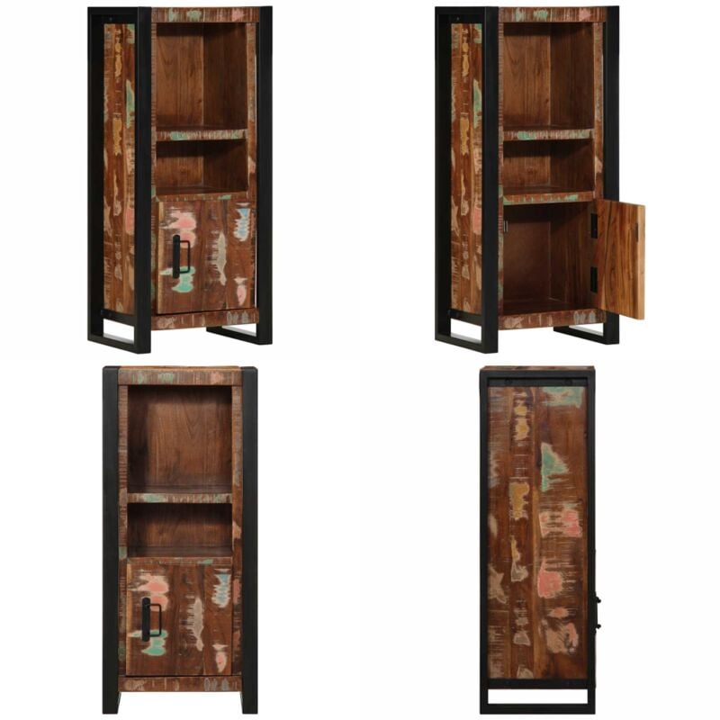 Vidaxl - Armoire de salle de bain 40x30x90 cm bois massif récupération