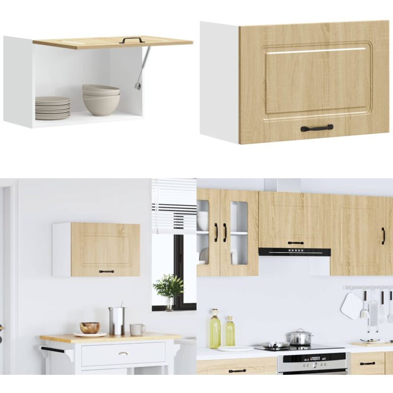 Armoire murale de cuisine Kalmar chêne sonoma bois d'ingénierie - Vidaxl