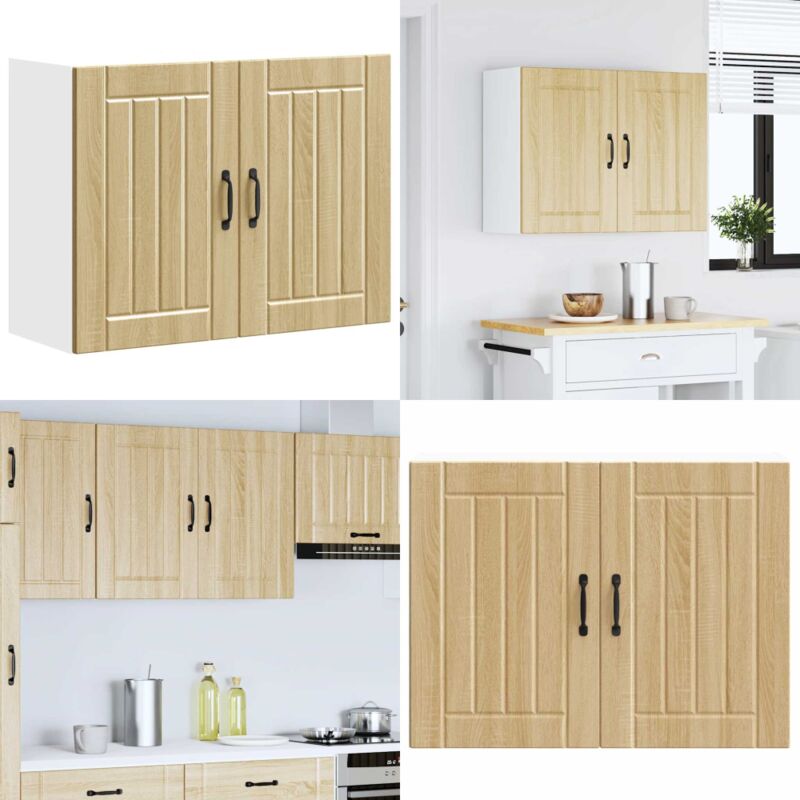 Vidaxl - Armoire murale de cuisine Lucca chêne sonoma bois ingénierie