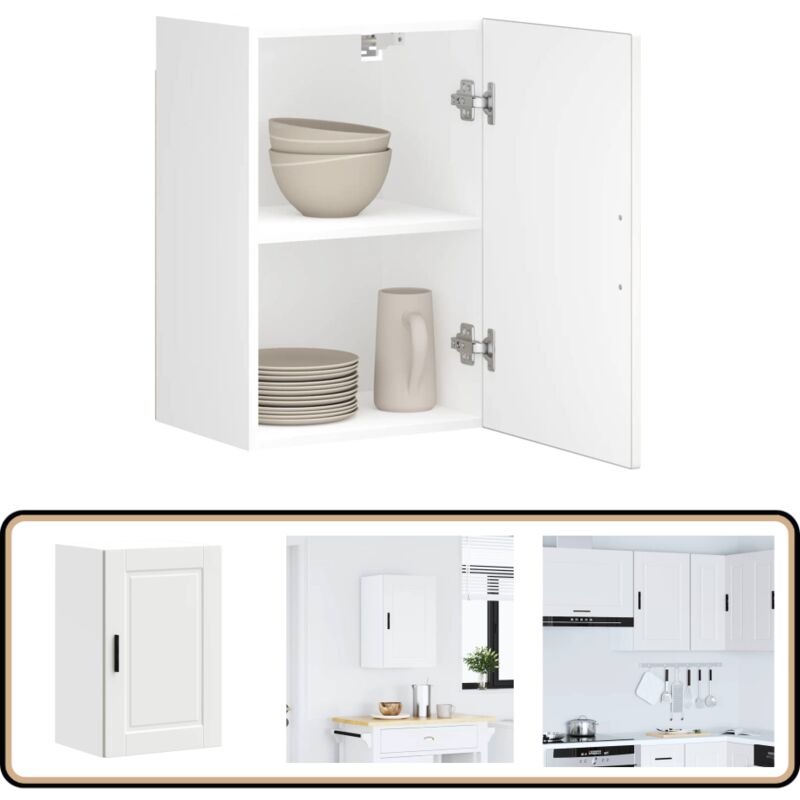 Armoire murale de cuisine Porto blanc bois d'ingénierie - Vidaxl