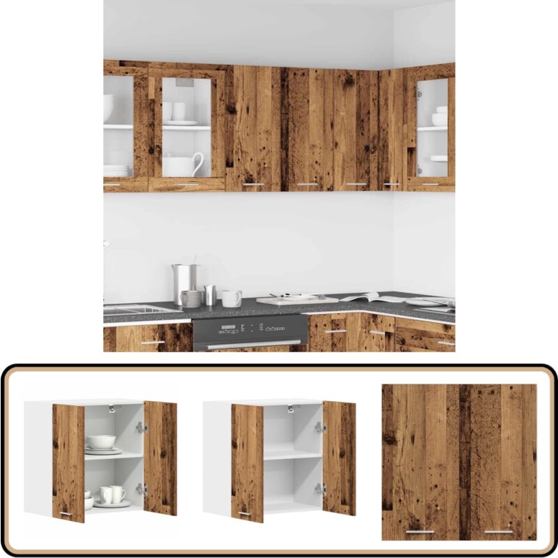 Vidaxl - Armoire murale de cuisine vieux bois 60x31x60cm bois ingénierie