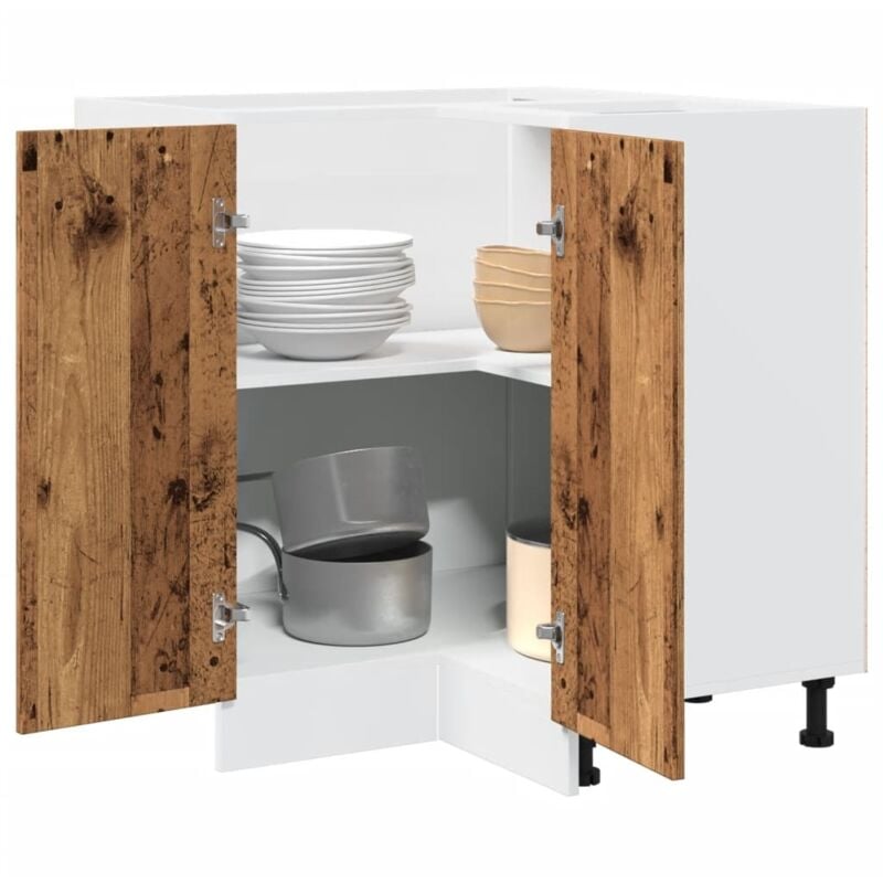 Vidaxl - Armoire de cuisine vieux bois 75,5x75,5x81,5 cm bois ingénierie
