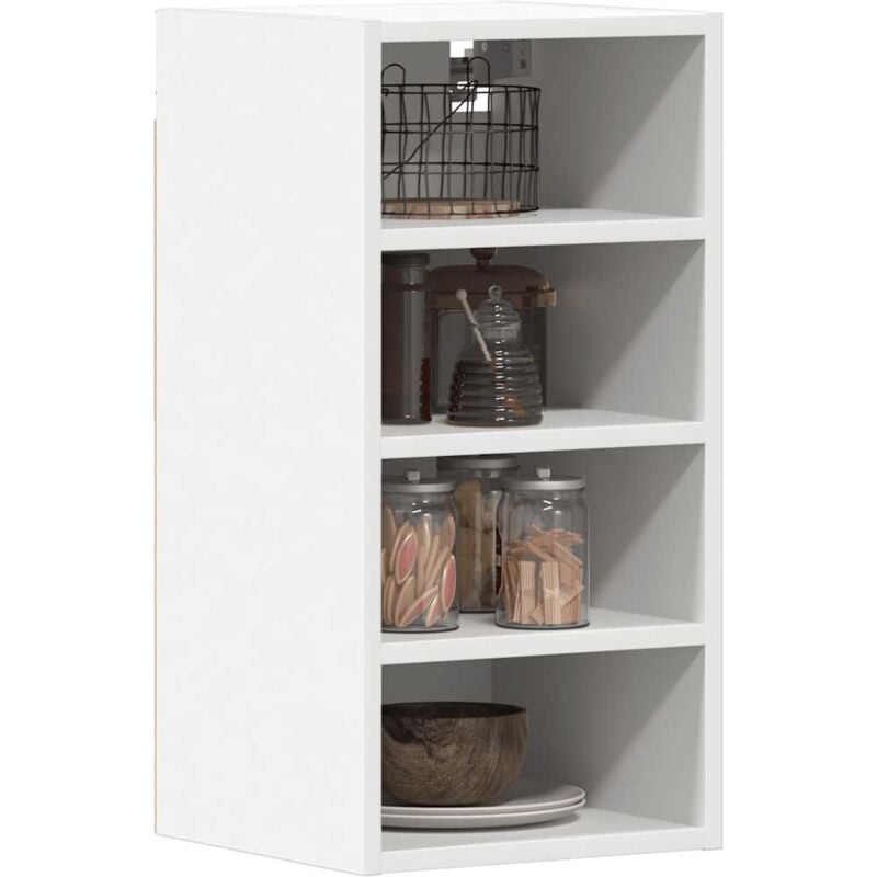 Vidaxl - Armoire suspendue blanc 30x29,5x60 cm bois d'ingénierie