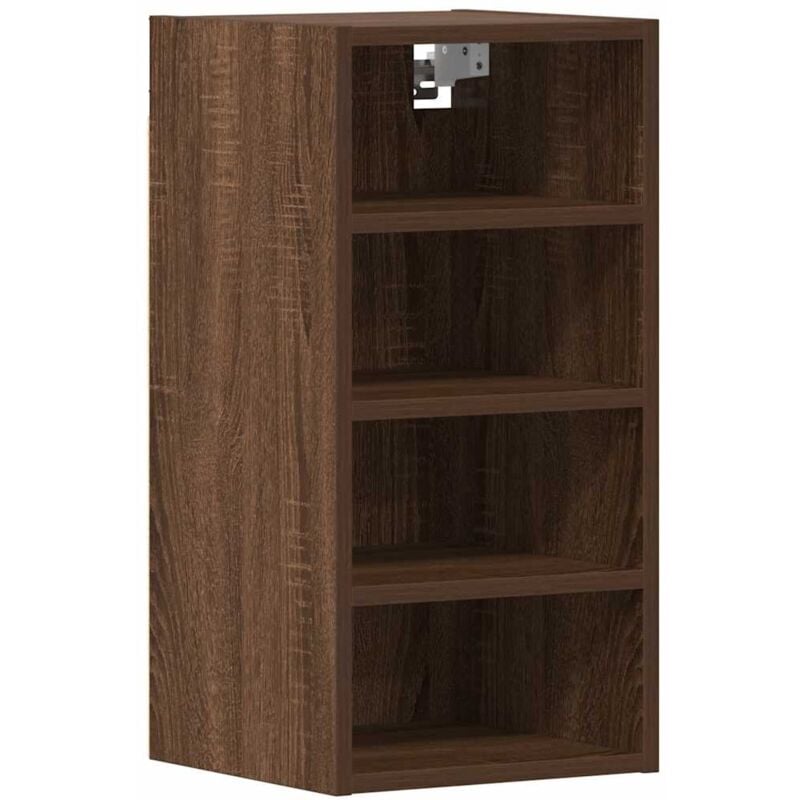 Vidaxl - Armoire suspendue 'Riga' chêne marron 30x29,5x60 cm