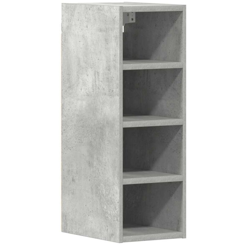 Vidaxl - Armoire suspendue 'Riga' gris béton 20x29,5x60 cm