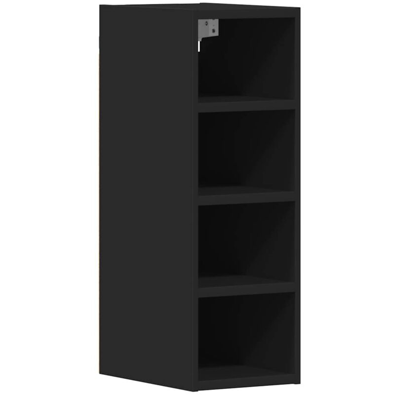 Armoire suspendue "Riga" noir 20x29,5x60 cm bois d'ingénierie vidaXL