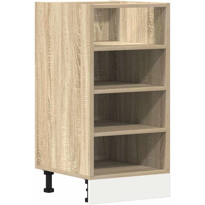 Vidaxl - Armoire basse chêne sonoma 40x44,5x81,5 cm bois d'ingénierie