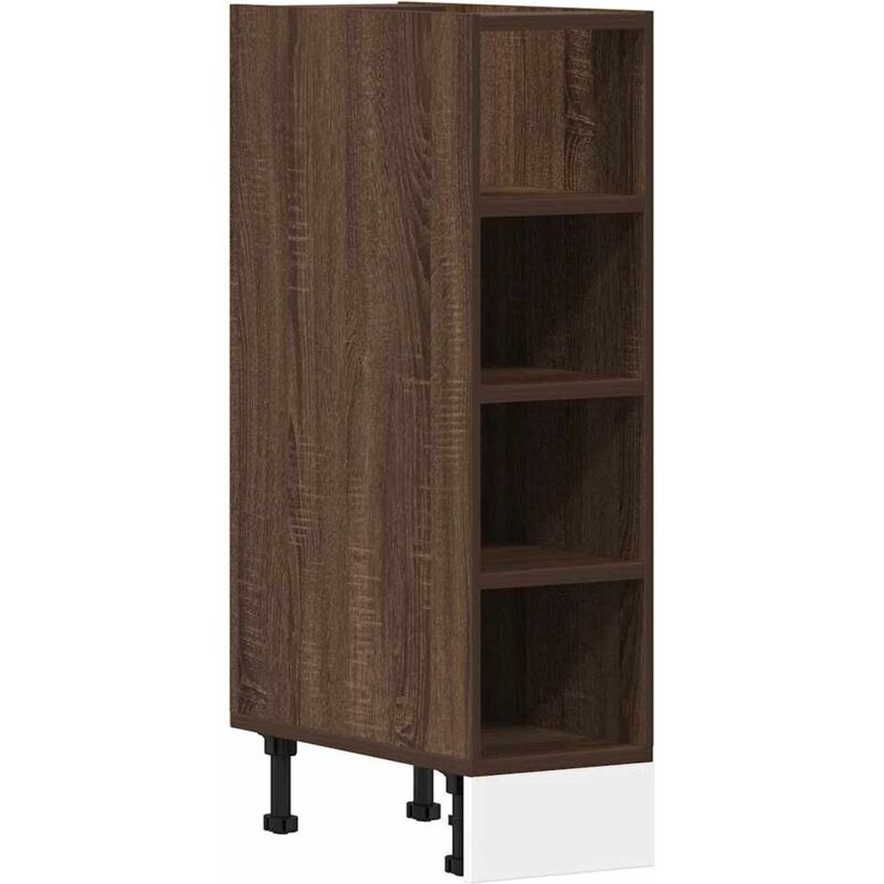 Vidaxl - Armoire de plancher 'Riga' chêne marron 20x44,5x81,5cm
